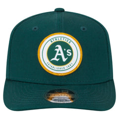 Athletics Circle Patch 9SEVENTY Stretch-Snap Hat Kelly Green