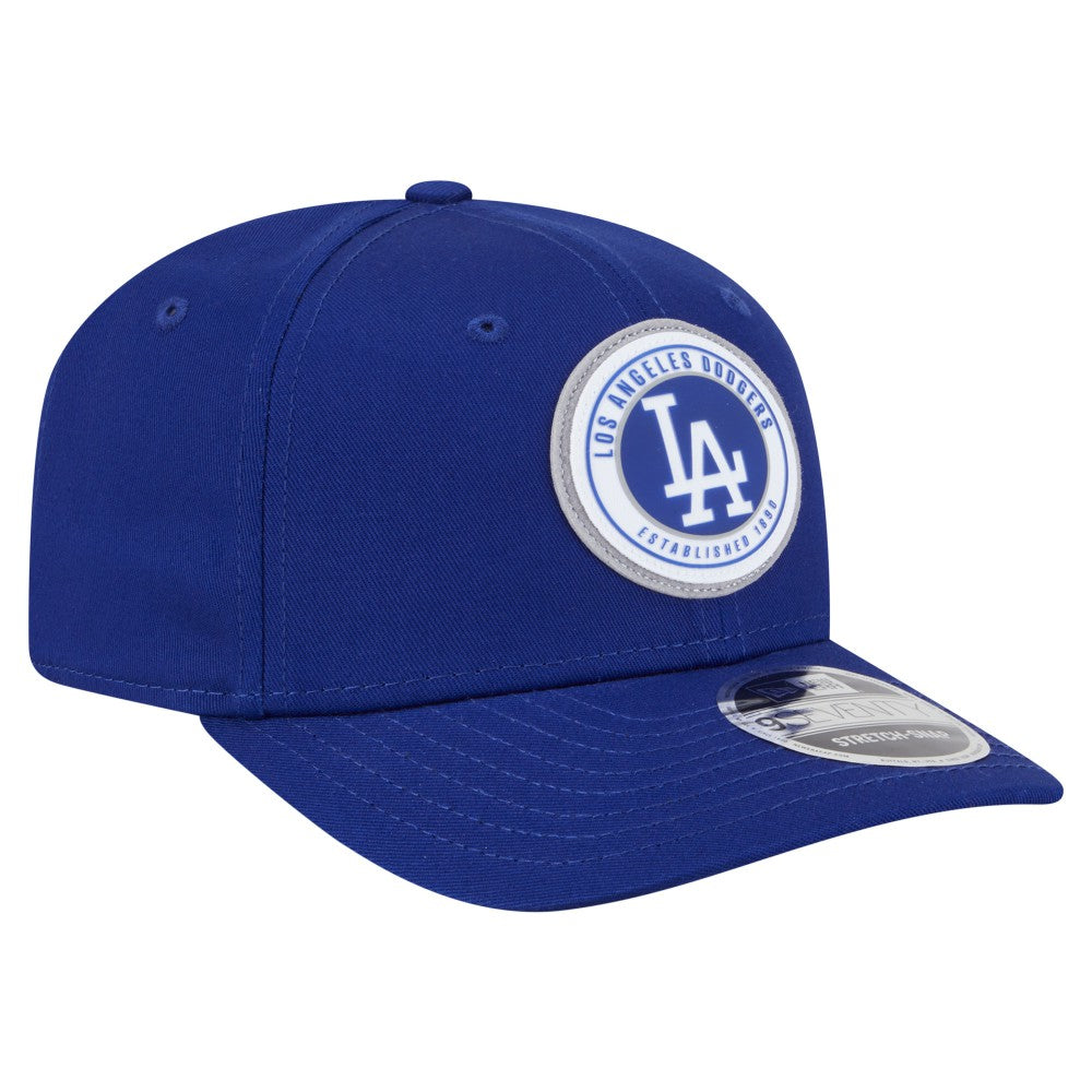 Los Angeles Dodgers Circle Patch 9SEVENTY Stretch-Snap Hat Royal