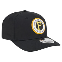 Pittsburgh Pirates Circle Patch 9SEVENTY Stretch-Snap Hat Black