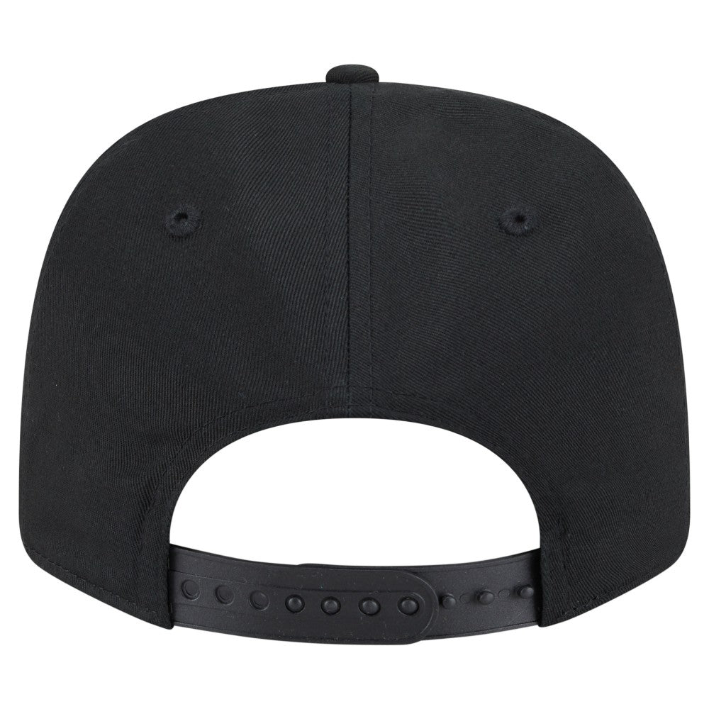Miami Marlins Circle Patch 9SEVENTY Stretch-Snap Hat Black