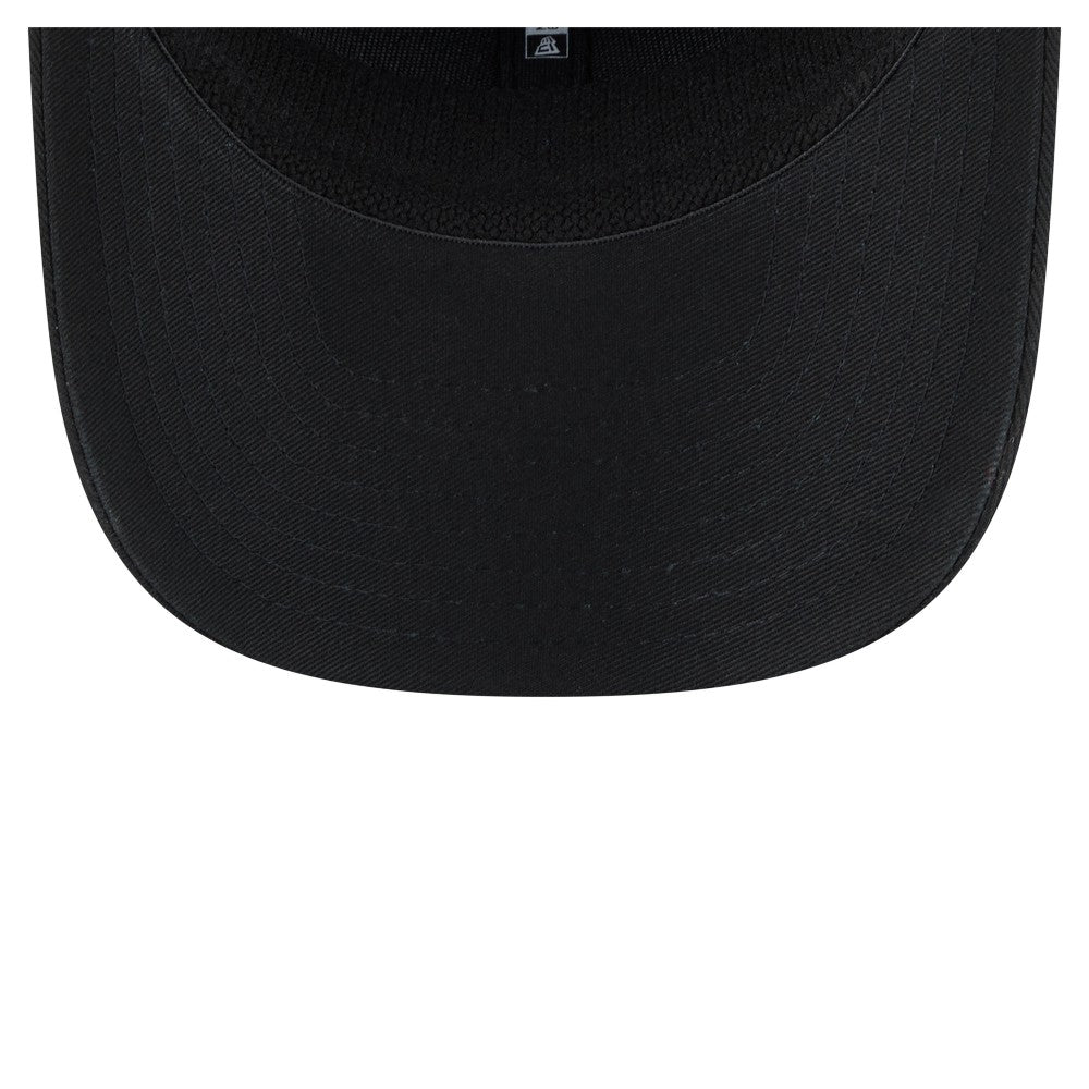 Miami Marlins Circle Patch 9SEVENTY Stretch-Snap Hat Black