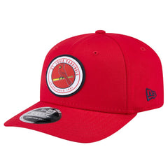 St. Louis Cardinals Circle Patch 9SEVENTY Stretch-Snap Hat Red