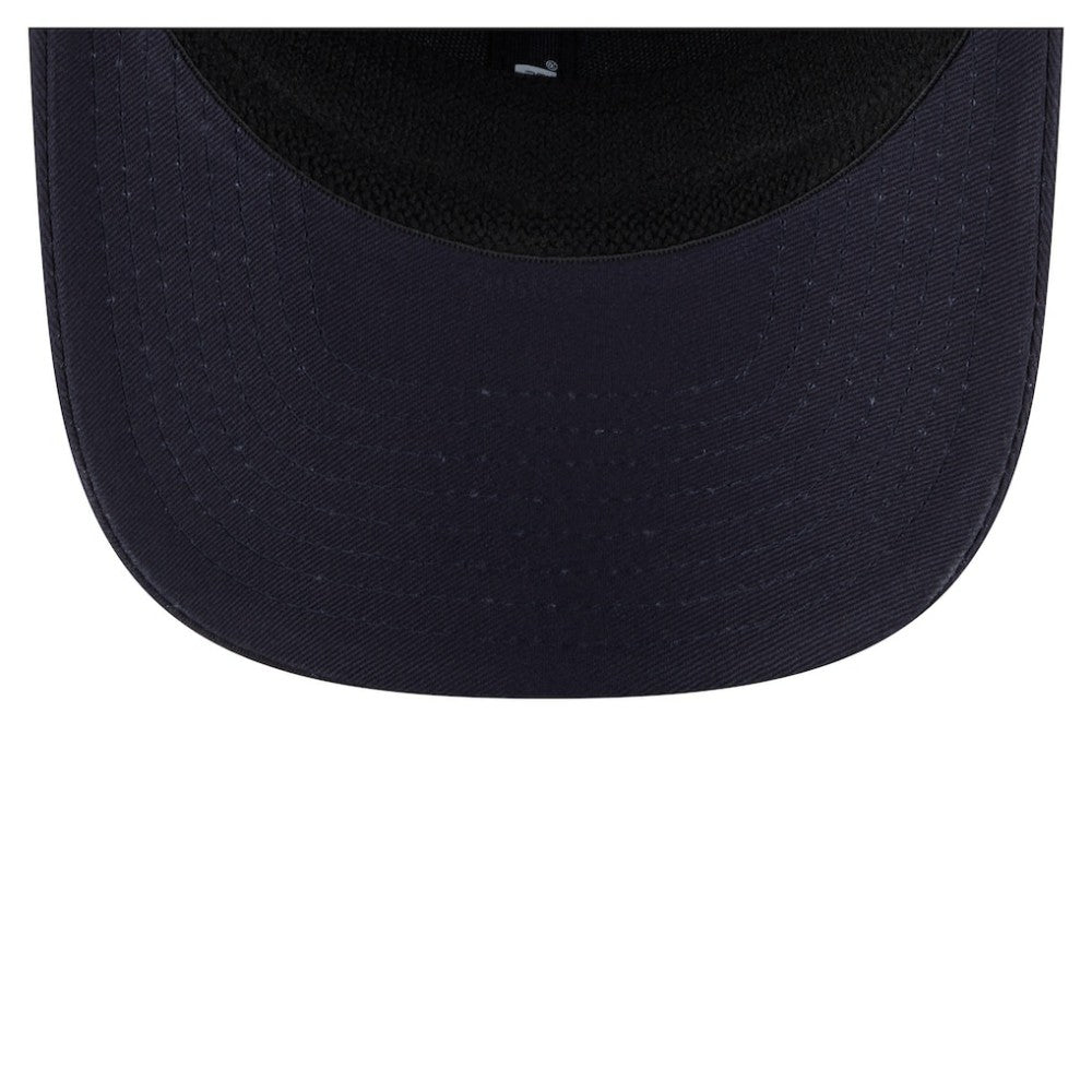 Atlanta Braves Circle Patch 9SEVENTY Stretch-Snap Hat Navy