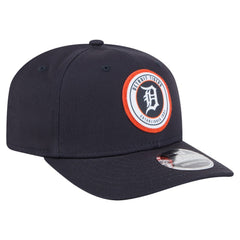 Detroit Tigers Circle Patch 9SEVENTY Stretch-Snap Hat Navy