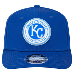 Kansas City Royals Circle Patch 9SEVENTY Stretch-Snap Hat Royal