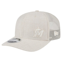 Miami Marlins Flawless 9SEVENTY Stretch-Snap Hat Light Beige
