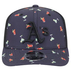 Athletics Adventure Drinks Pattern 9SEVENTY Stretch-Snap Hat Black