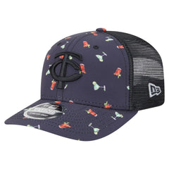 Minnesota Twins Adventure Drinks Pattern 9SEVENTY Stretch-Snap Hat Black