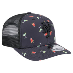 New York Mets Adventure Drinks Pattern 9SEVENTY Stretch-Snap Hat Black