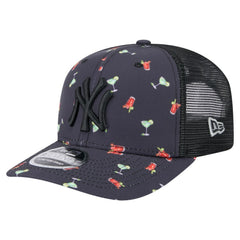 New York Yankees Adventure Drinks Pattern 9SEVENTY Stretch-Snap Hat Black