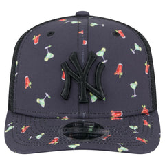 New York Yankees Adventure Drinks Pattern 9SEVENTY Stretch-Snap Hat Black
