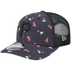 Pittsburgh Pirates Adventure Drinks Pattern 9SEVENTY Stretch-Snap Hat Navy