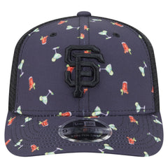 San Francisco Giants Adventure Drinks Pattern 9SEVENTY Stretch-Snap Hat Black