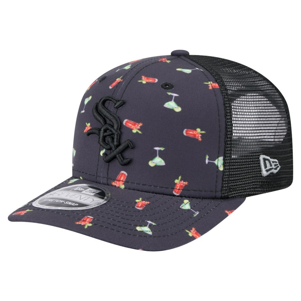 Chicago White Sox Adventure Drinks Pattern 9SEVENTY Stretch-Snap Hat Navy
