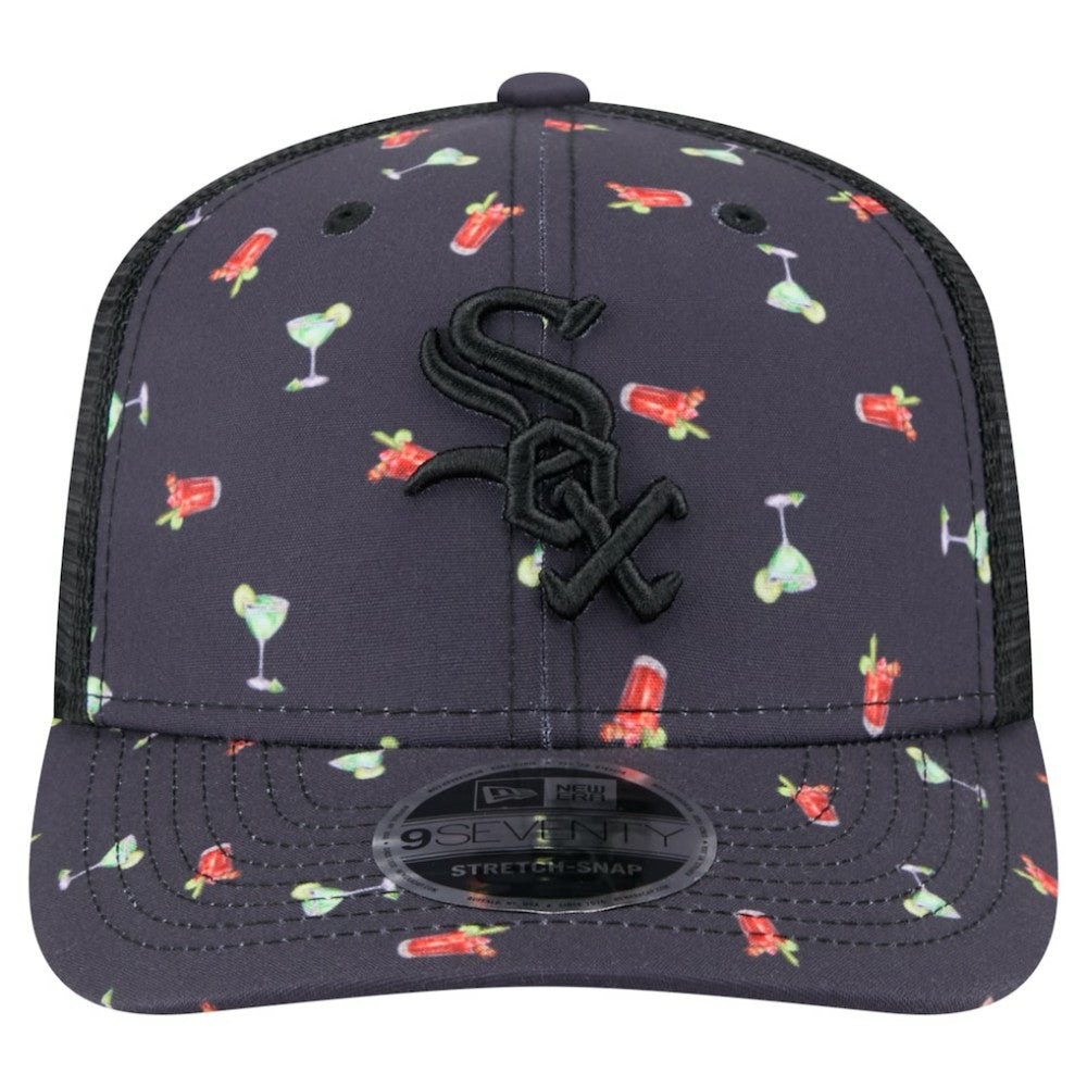 Chicago White Sox Adventure Drinks Pattern 9SEVENTY Stretch-Snap Hat Navy