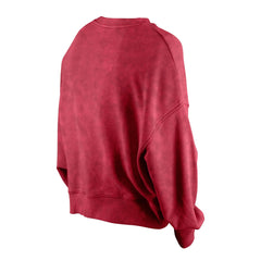 Miami Heat Women's Throwback Vintage Enzyme Wash Oversized Boxy Pullover Sweatshirt - Red cheap