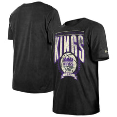 Sacramento Kings Throwback Vintage Boxy Mineral Wash T-Shirt - Black sale