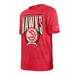 Atlanta Hawks Throwback Vintage Boxy Mineral Wash T-Shirt - Red sale