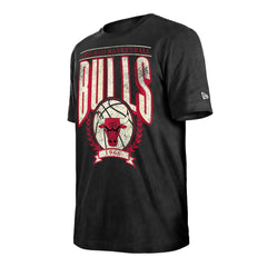 Chicago Bulls Throwback Vintage Boxy Mineral Wash T-Shirt sale - Black cheap