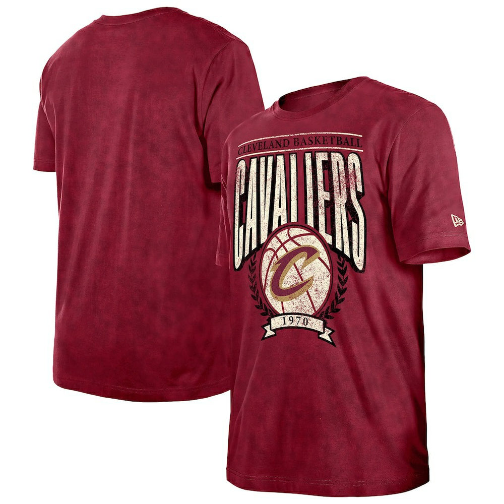 Cleveland Cavaliers Throwback Vintage Boxy Mineral Wash T-Shirt sale - Wine cheap