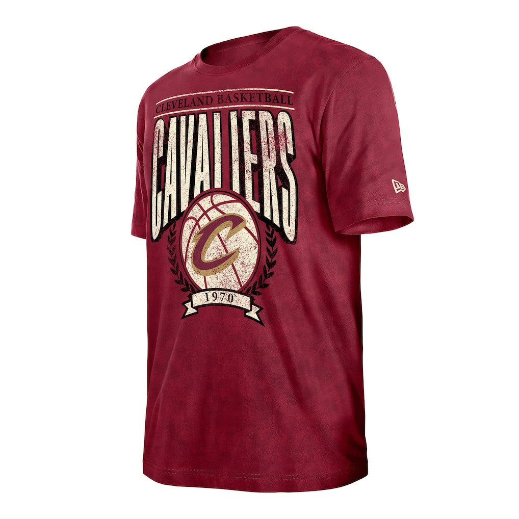 Cleveland Cavaliers Throwback Vintage Boxy Mineral Wash T-Shirt sale - Wine cheap