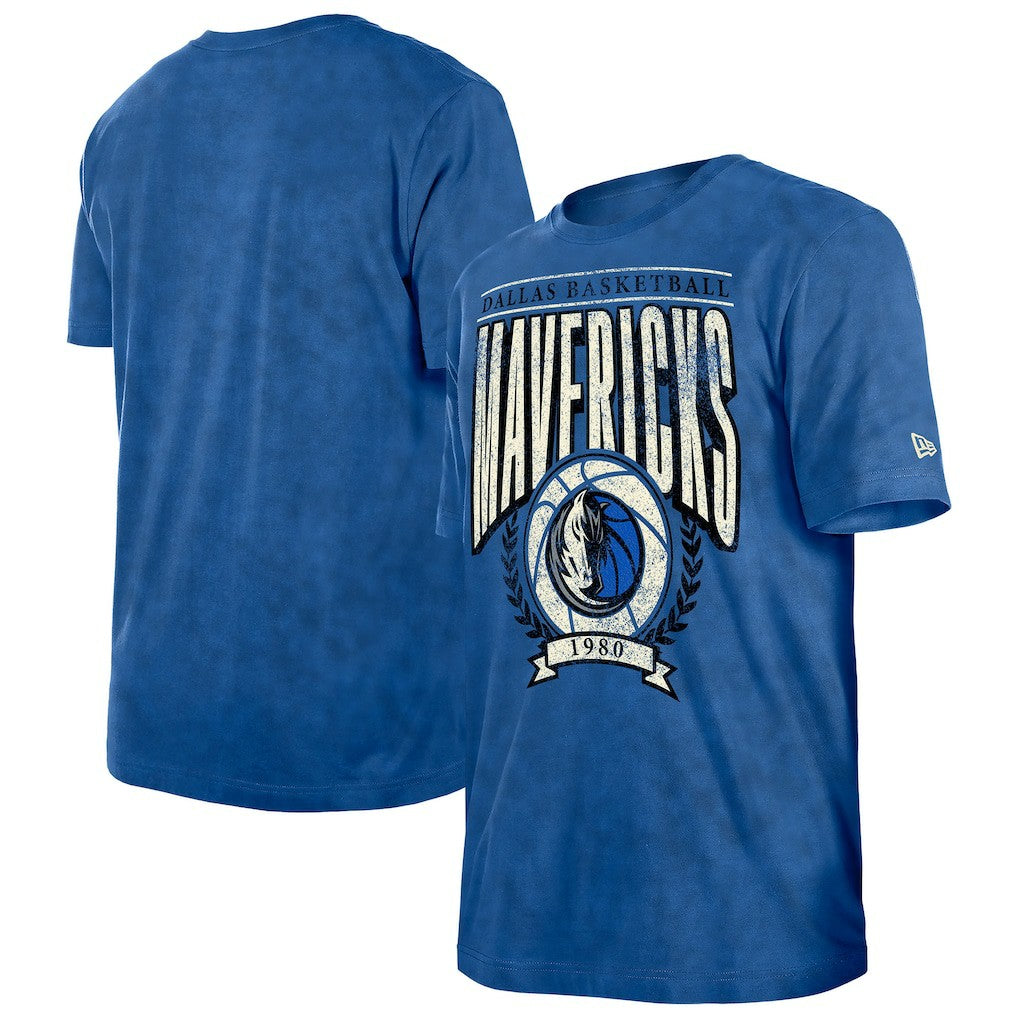 Dallas Mavericks Throwback Vintage Boxy Mineral Wash T-Shirt sale - Blue online