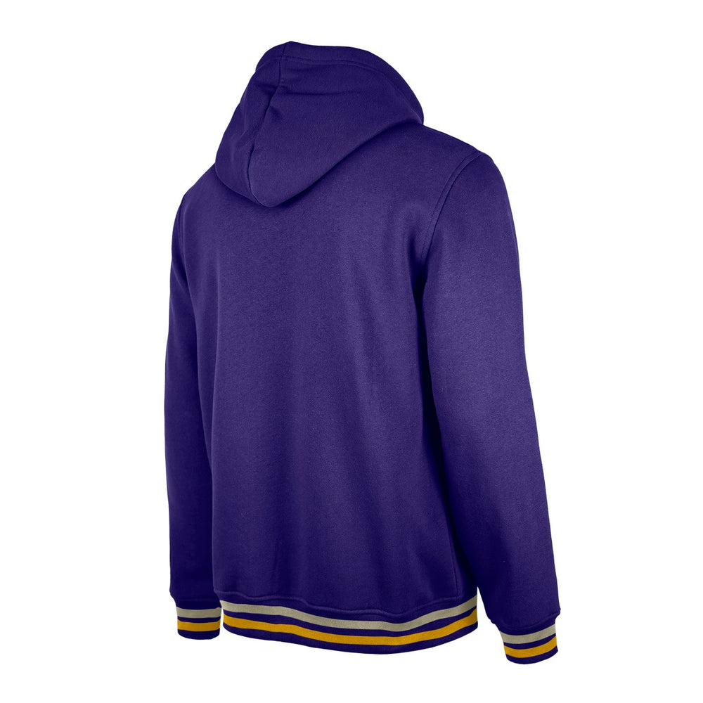 Los Angeles Lakers Throwback Vintage Pullover Hoodie - Purple outlet