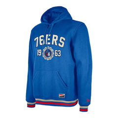 Philadelphia 76ers Throwback Vintage Pullover Hoodie - Royal discount