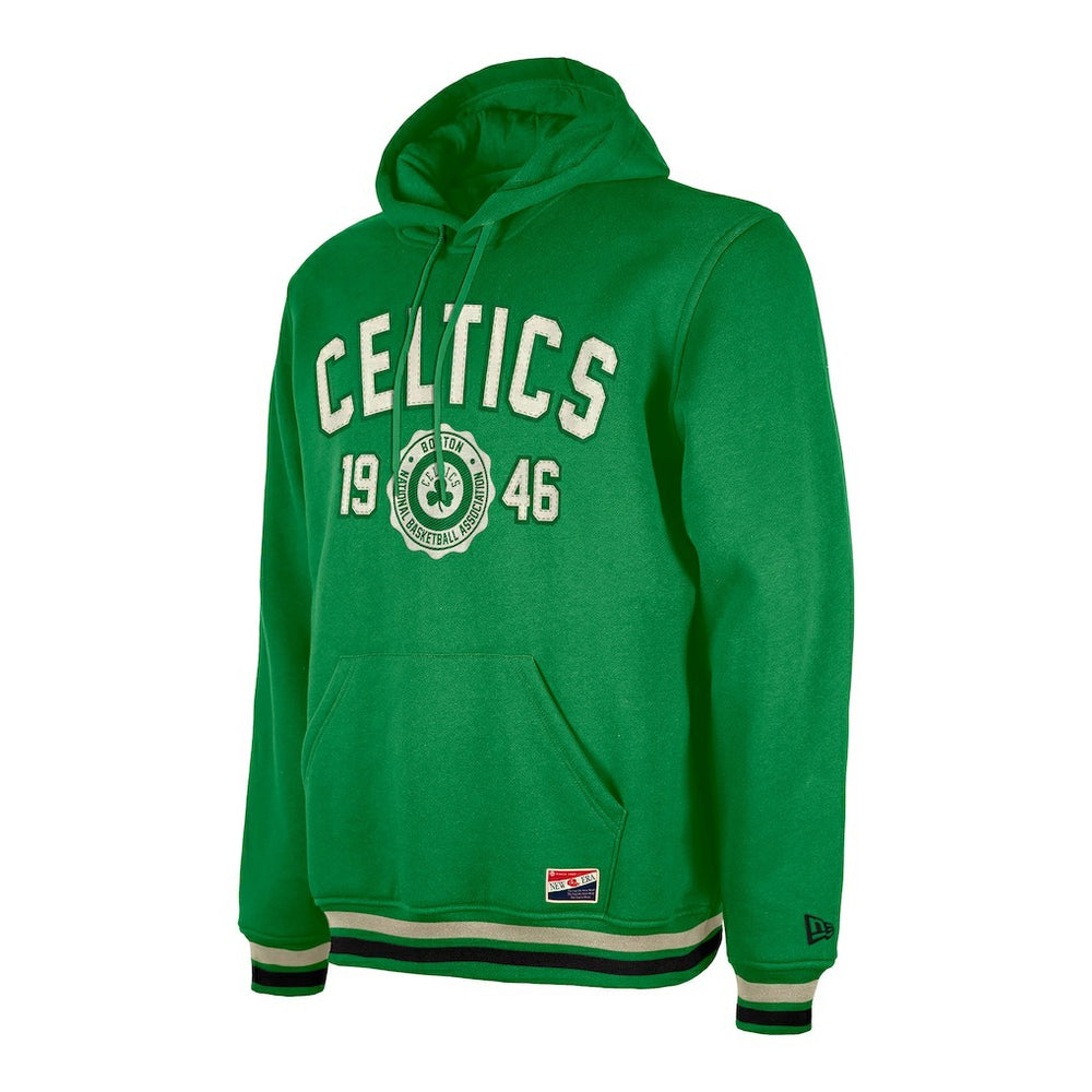Boston Celtics Throwback Vintage Pullover Hoodie - Kelly Green discount