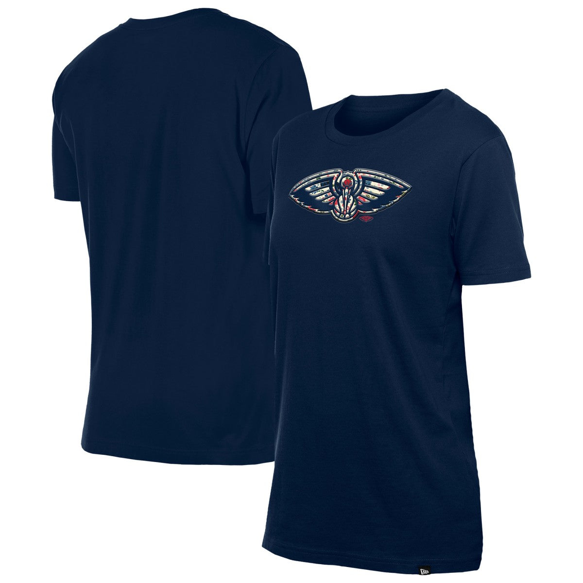 New Orleans Pelicans Women's Glam Game Flower T-Shirt - Navy discount