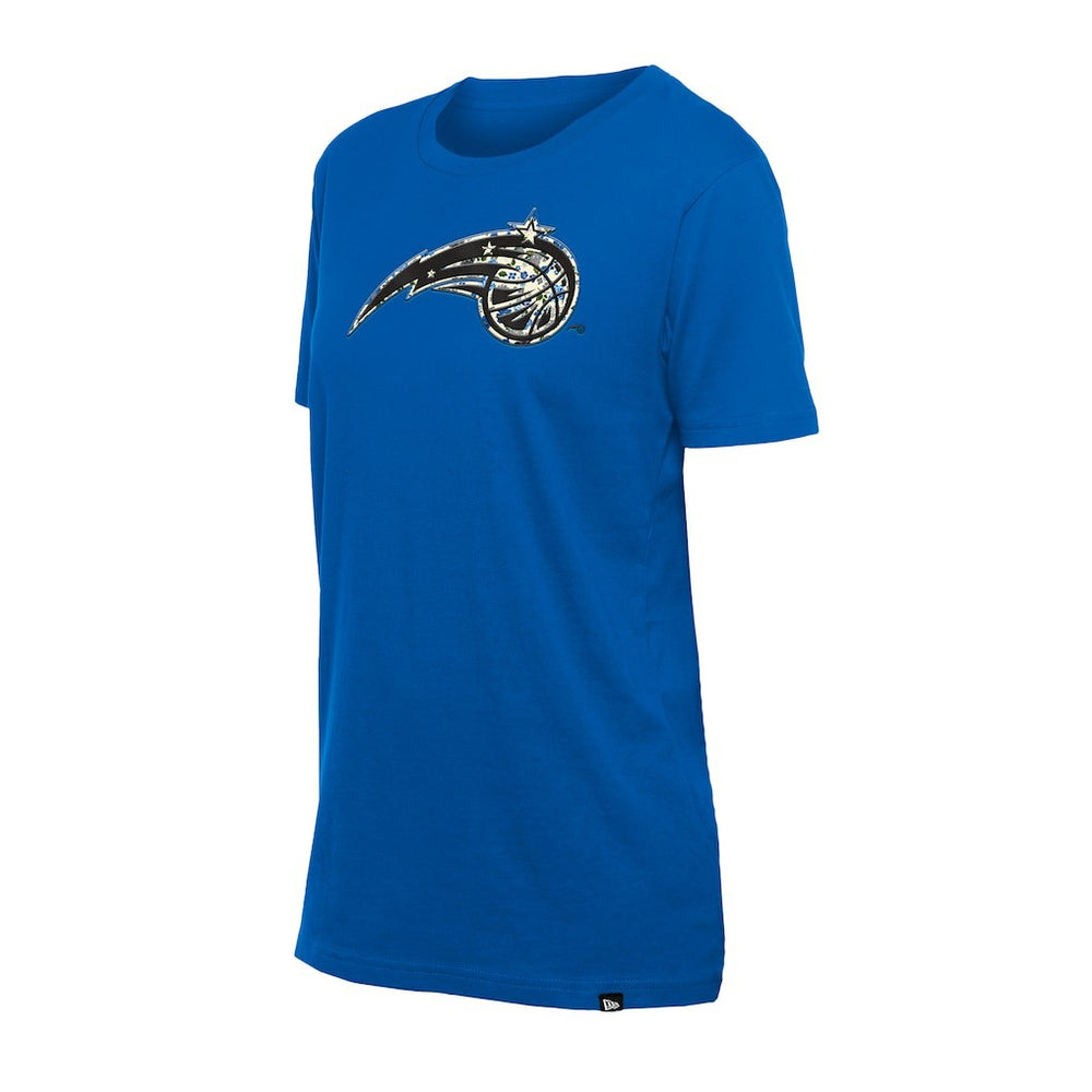 Orlando Magic Women's Glam Game Flower T-Shirt - Blue sale
