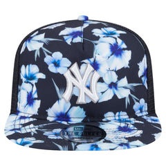 New York Yankees Adventure Pattern Golfer Trucker Snapback Hat Navy