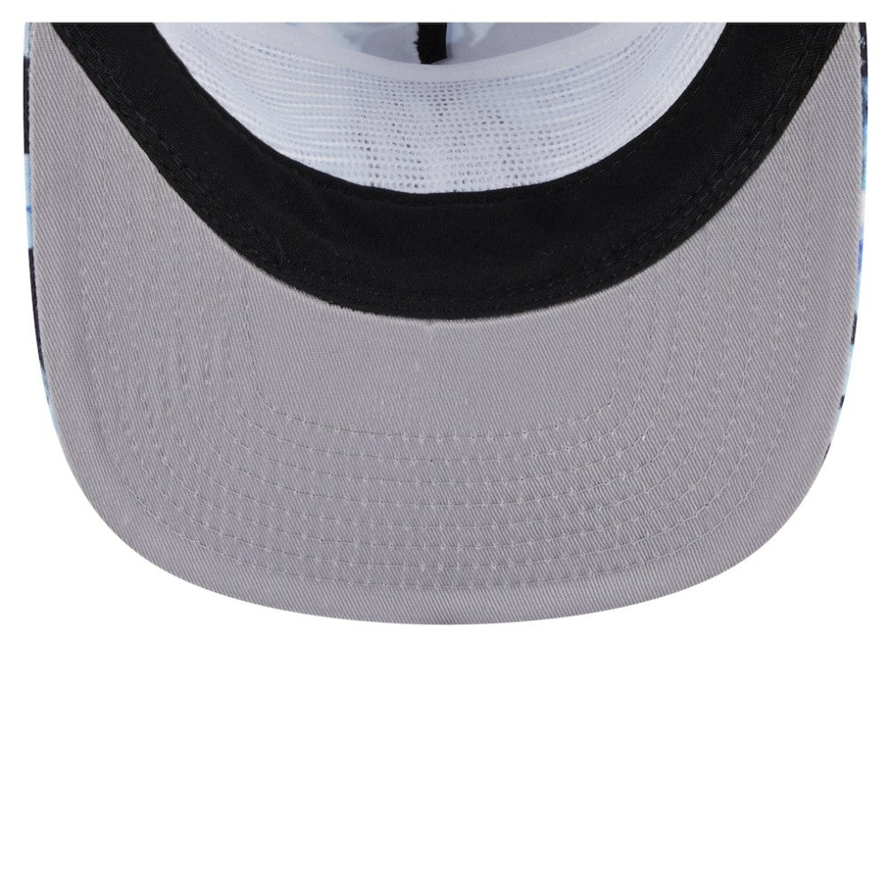New York Yankees Adventure Pattern Golfer Trucker Snapback Hat Navy