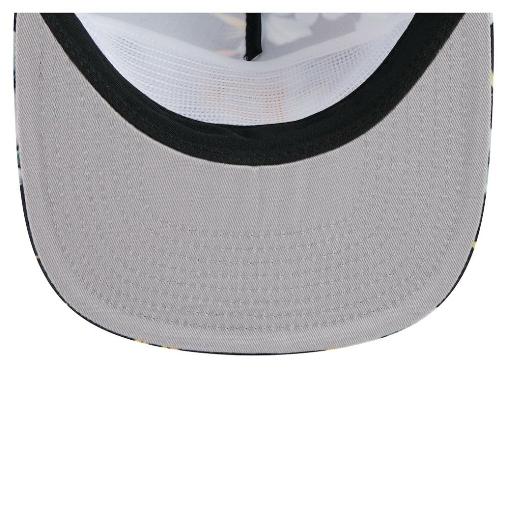 Pittsburgh Pirates Adventure Pattern Golfer Trucker Snapback Hat Black