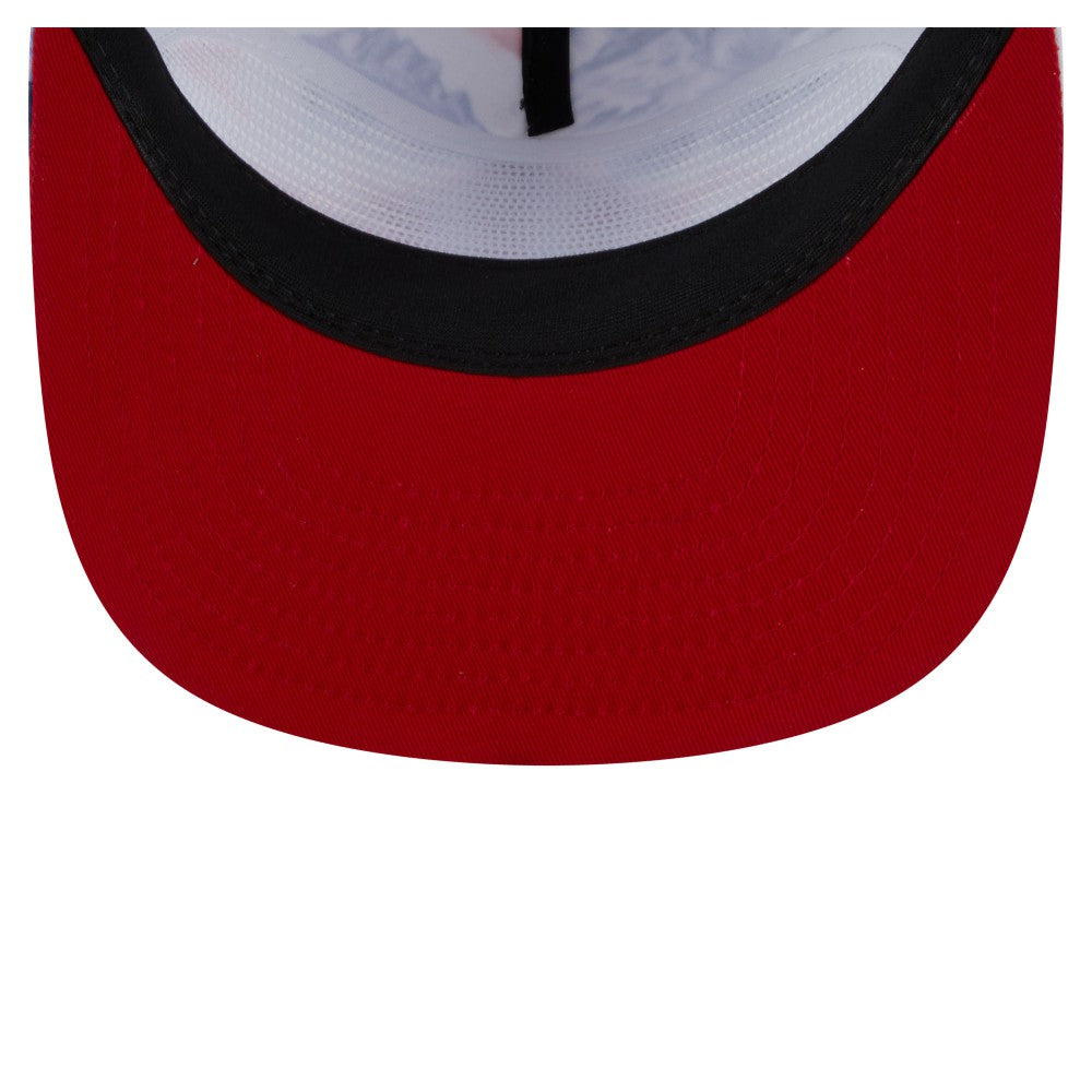Los Angeles Angels Printed Island Golfer Snapback Hat White