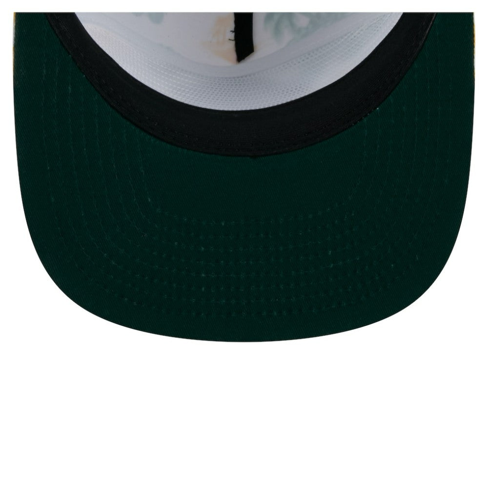 Athletics Printed Island Golfer Snapback Hat White
