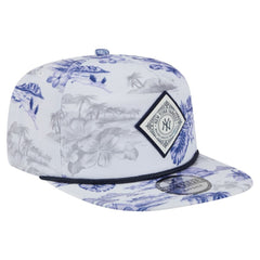 New York Yankees Printed Island Golfer Snapback Hat White