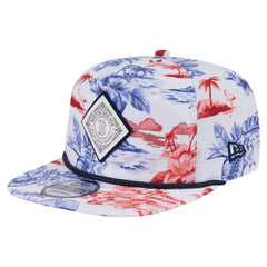 Boston Red Sox Printed Island Golfer Snapback Hat White
