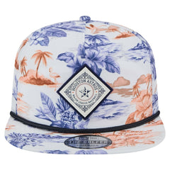 Houston Astros Printed Island Golfer Snapback Hat White