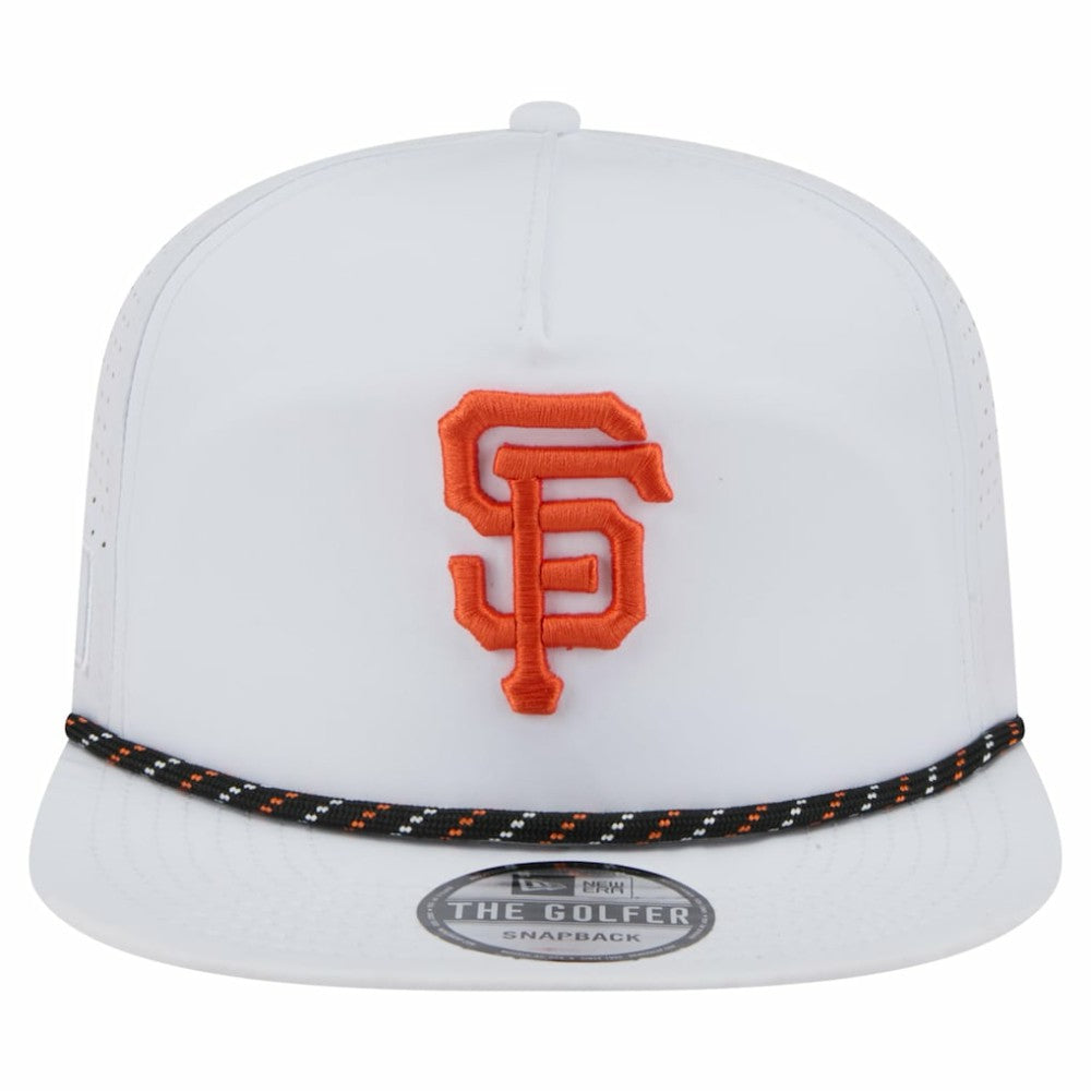San Francisco Giants Perforated Golfer Snapback Hat White