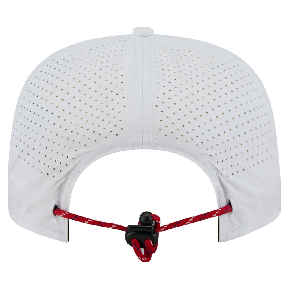 Los Angeles Angels Perforated Golfer Snapback Hat White