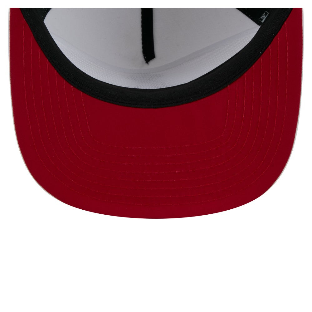 Los Angeles Angels Perforated Golfer Snapback Hat White