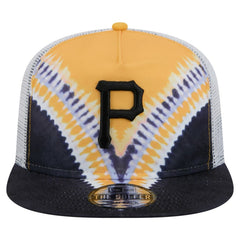 Pittsburgh Pirates Tie-Dye Golfer Trucker Adjustable Hat