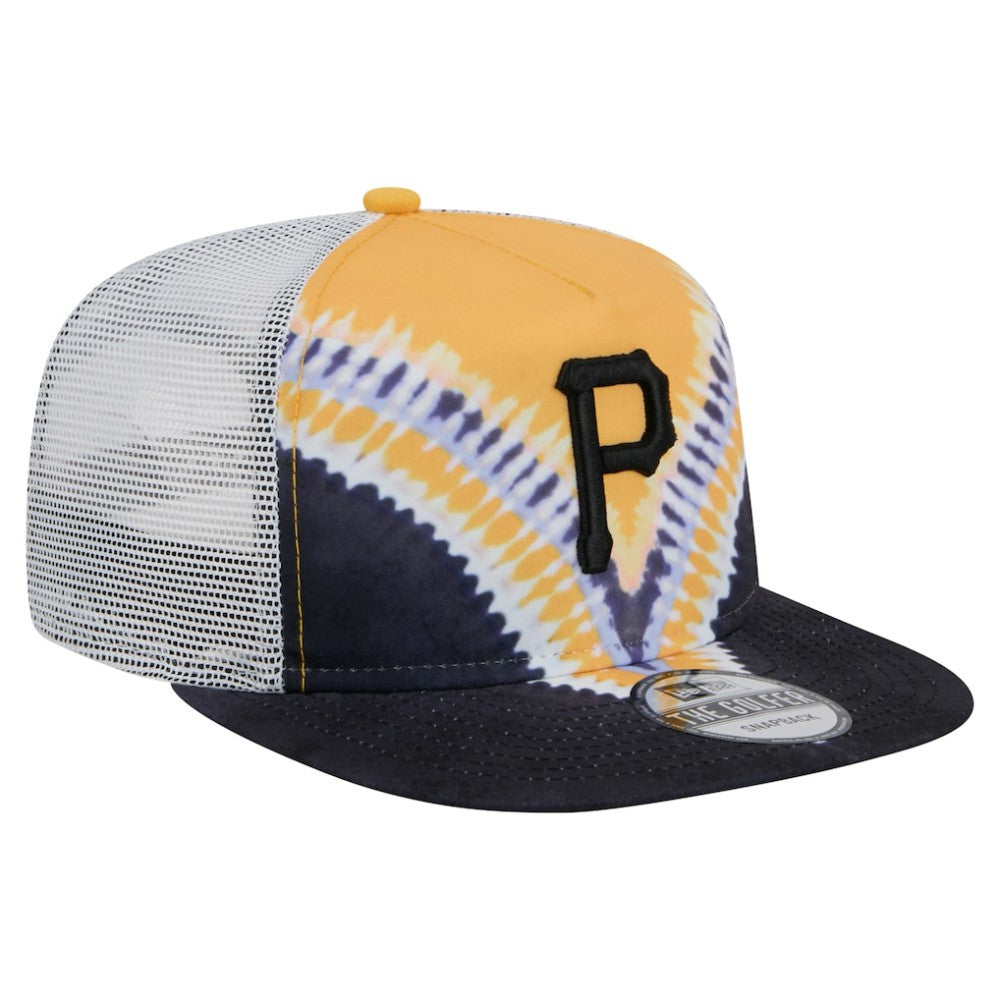 Pittsburgh Pirates Tie-Dye Golfer Trucker Adjustable Hat