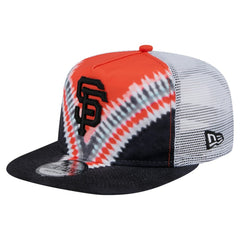 San Francisco Giants Tie-Dye Golfer Trucker Adjustable Hat