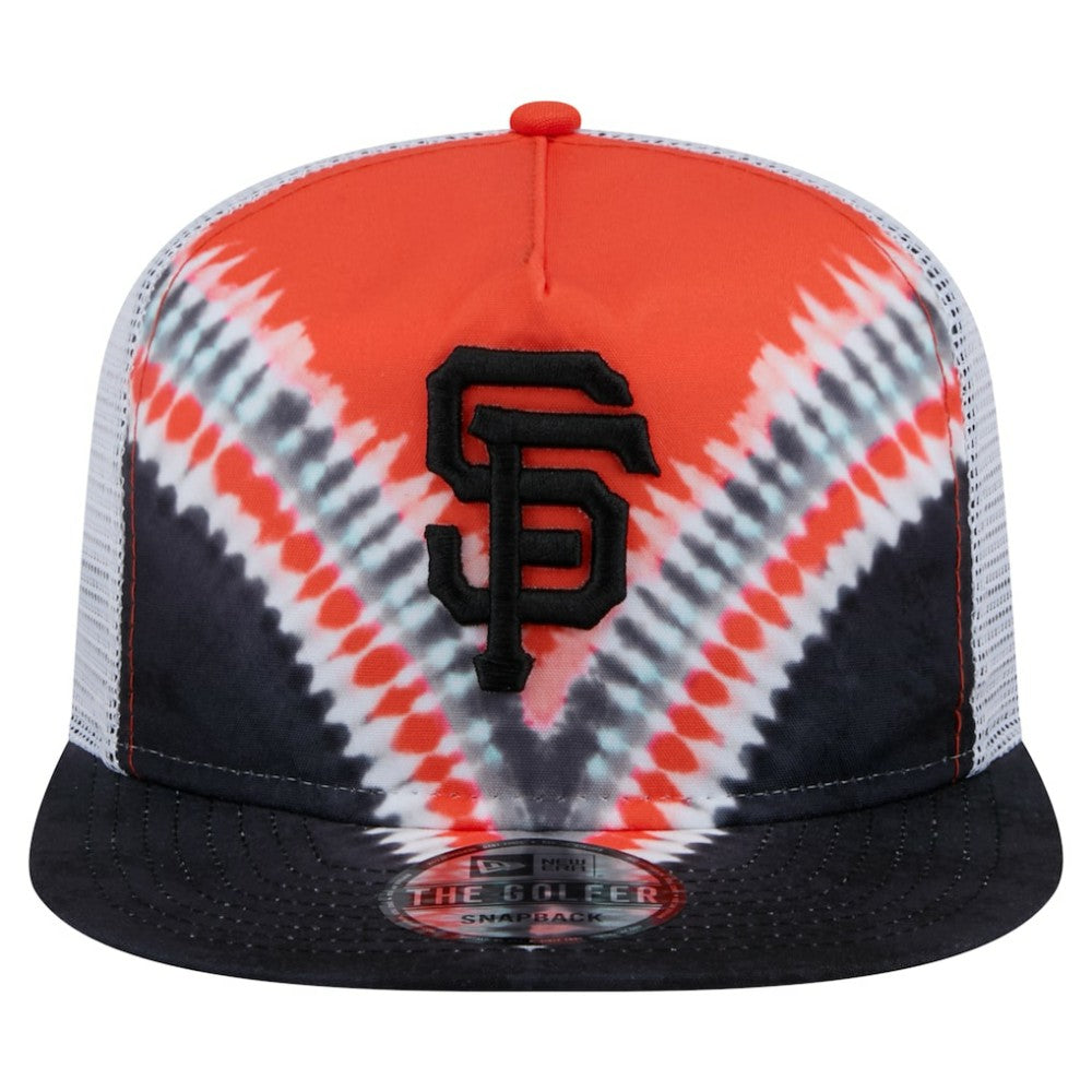 San Francisco Giants Tie-Dye Golfer Trucker Adjustable Hat