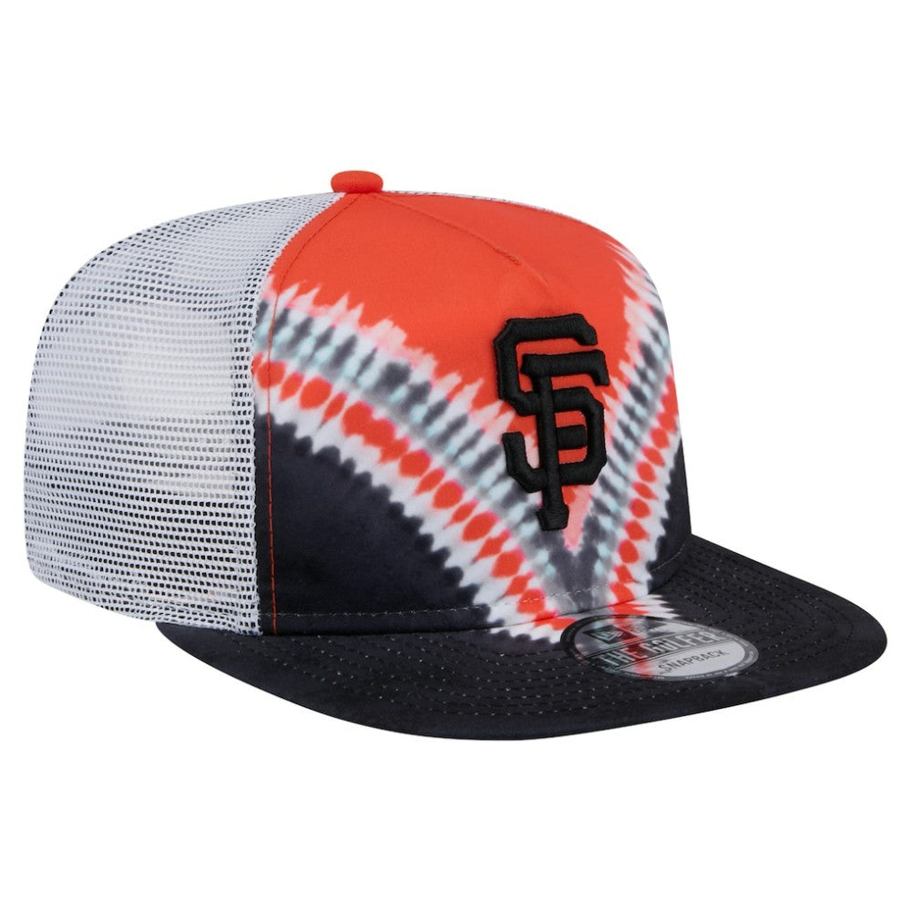 San Francisco Giants Tie-Dye Golfer Trucker Adjustable Hat