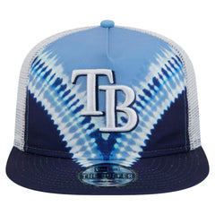 Tampa Bay Rays Tie-Dye Golfer Trucker Adjustable Hat