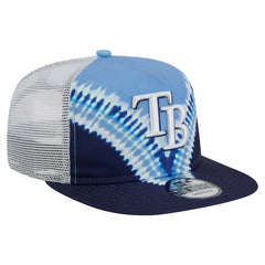 Tampa Bay Rays Tie-Dye Golfer Trucker Adjustable Hat