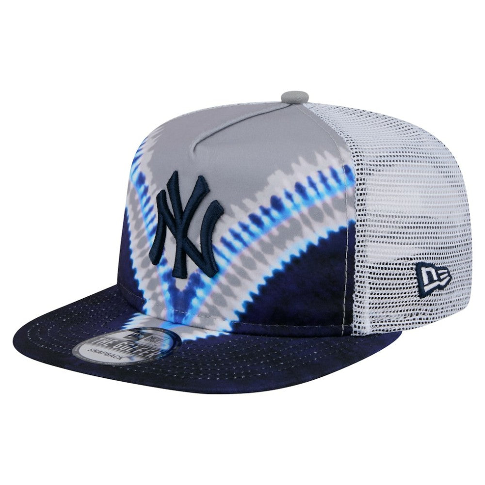 New York Yankees Tie-Dye Golfer Trucker Adjustable Hat